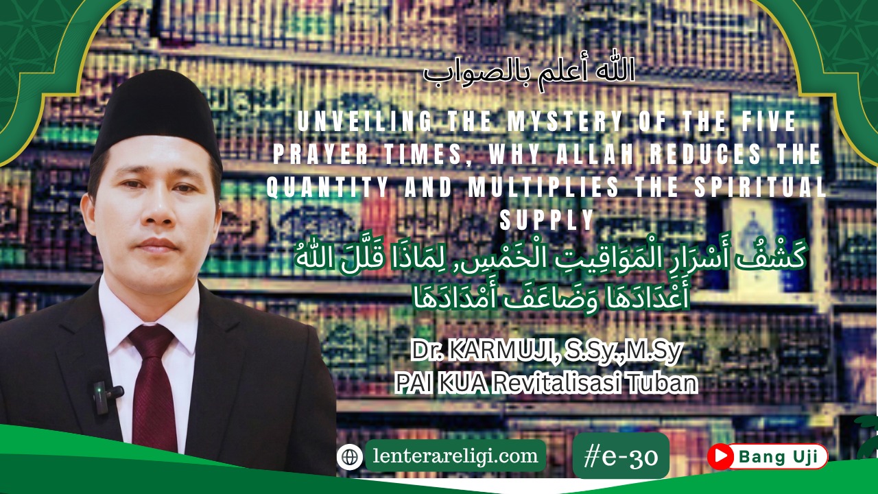 Unveiling the Mystery of the Five Prayer Times, Why Allah Reduces the Quantity and Multiplies the Spiritual Supply