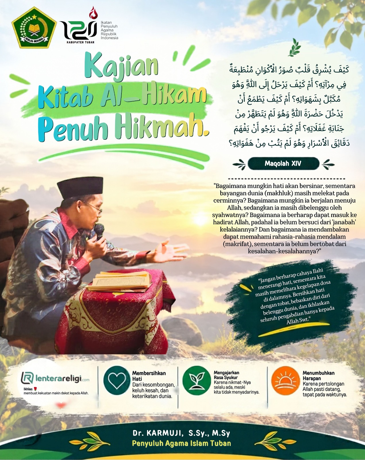Kajian Kitab Ai-Hikam Penuh Hikmah #Maqolah XIV
