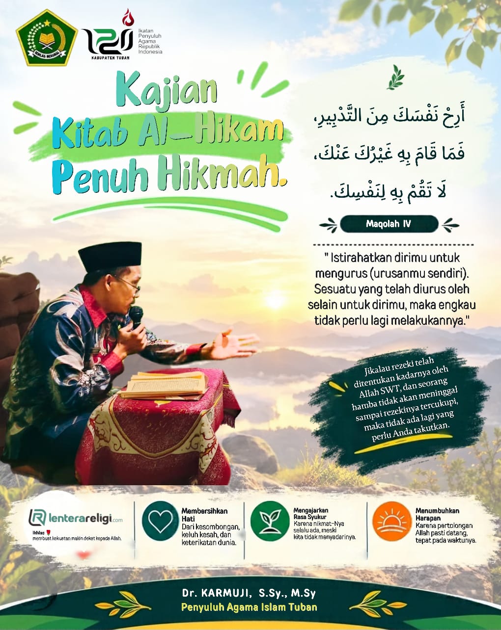 Kajian Kitab Al-Hikam Penuh Hikmah #Maqolah IV.
